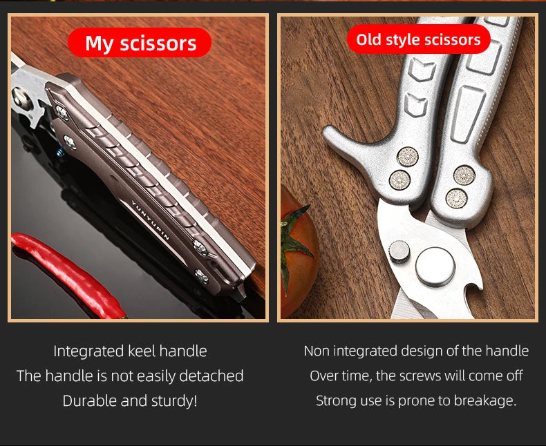 Heavy Duty Poultry Shears Stainless Kitchen Scissors For Chicken Meat