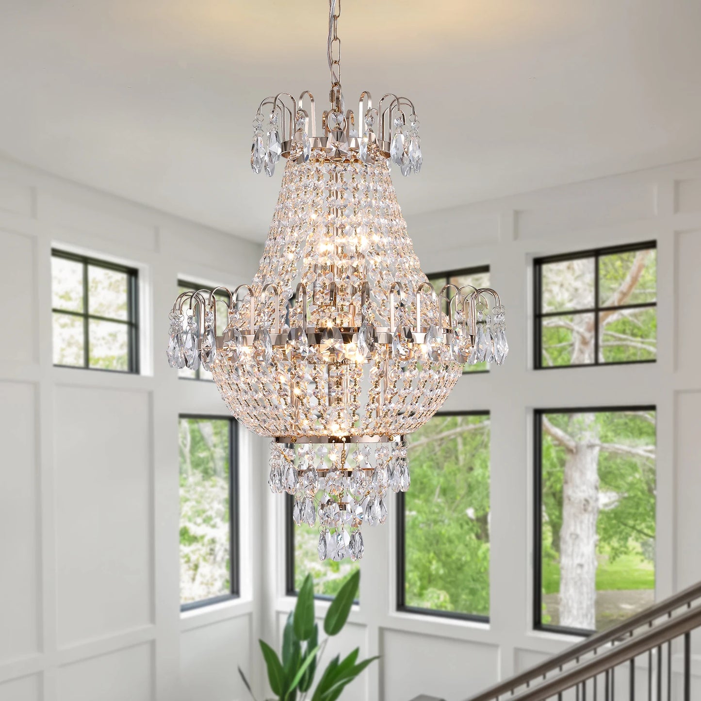 ARLGSITE Crystal Chandelier Pendant Light
