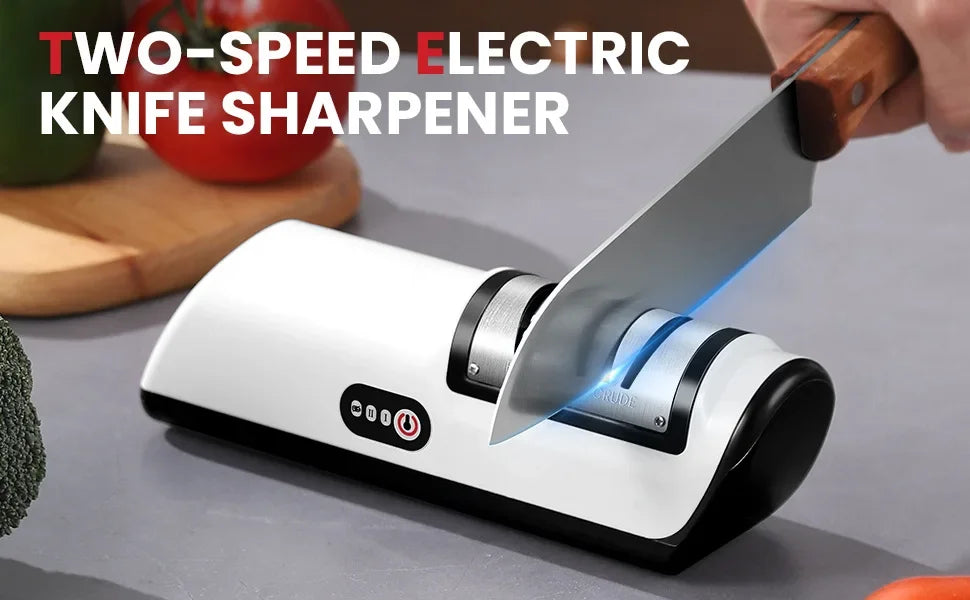 HOMEFISH Multifunctional Kitchen Electric Knife Sharpener 4 Gear