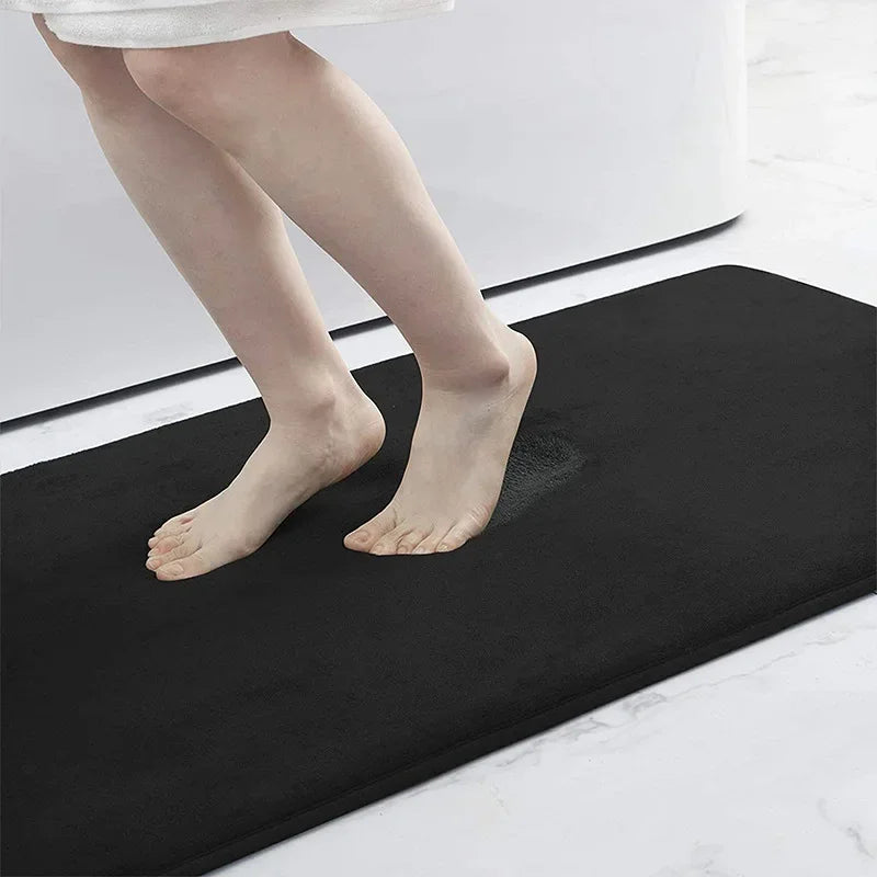 Non Slip Memory Foam Bath Mat Super Absorbent Washable Rug