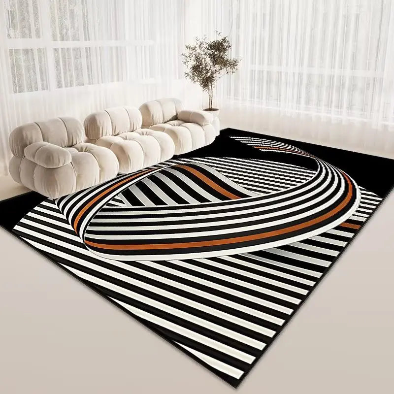 Modern Area Rug Non-Slip Carpet for Living Room and Bedroom