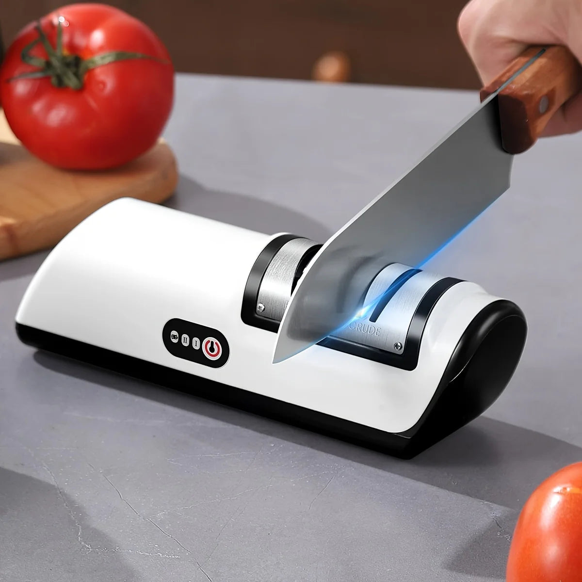 HOMEFISH Multifunctional Kitchen Electric Knife Sharpener 4 Gear