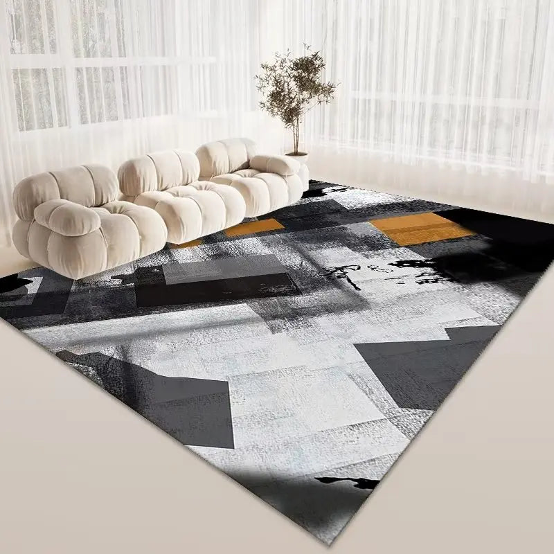 Modern Area Rug Non-Slip Carpet for Living Room and Bedroom