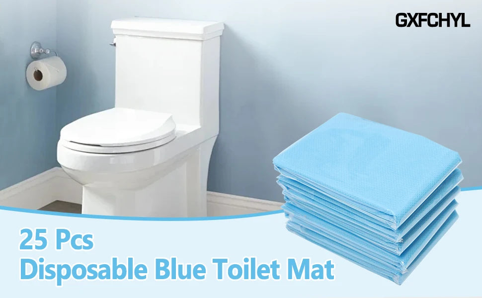 Bymaocar Disposable U-Shaped Toilet Mat Training Floor Mat
