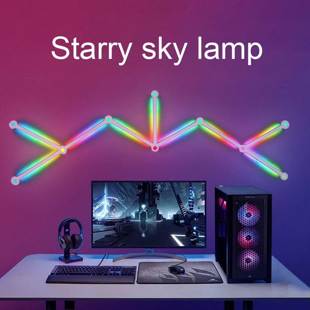 Wiscolor LED RGB Smart Wall Light WiFi Backlight TV Gaming Rhythm App