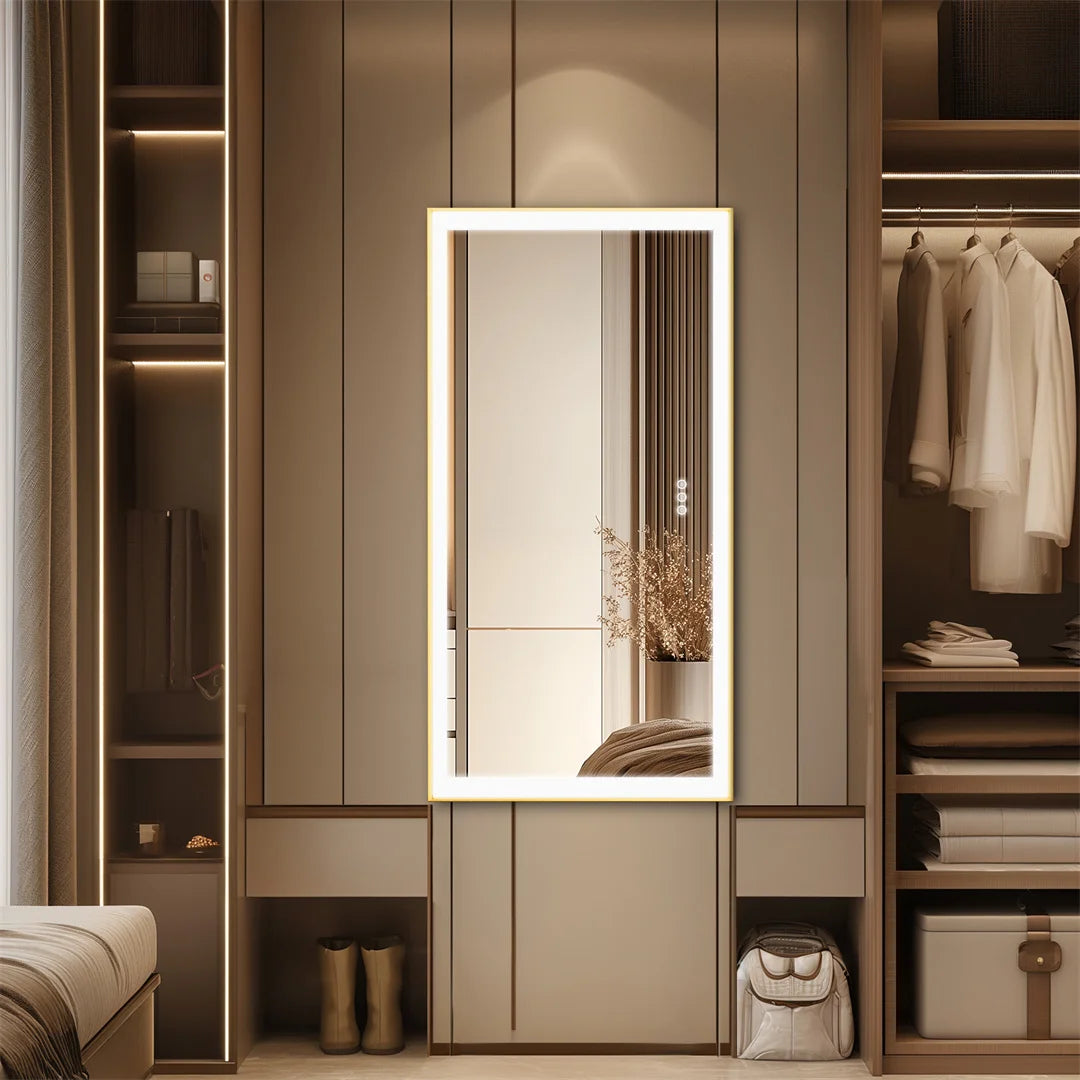 LUVODI Fogless Smart Touch Illuminated Full Body Dressing Mirror