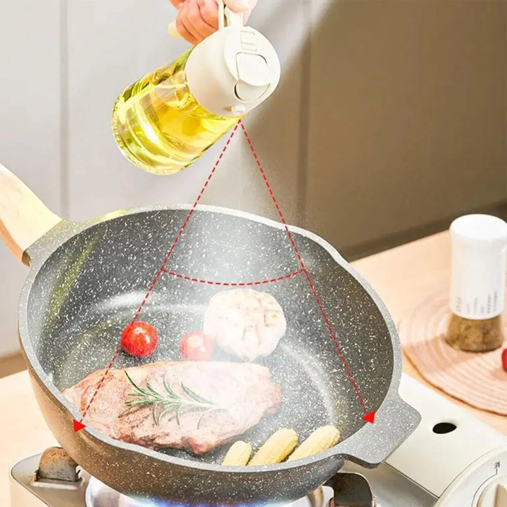 Olive Oil Sprayer Dispenser 2-In-1 Fine Mist Kitchen Bottle