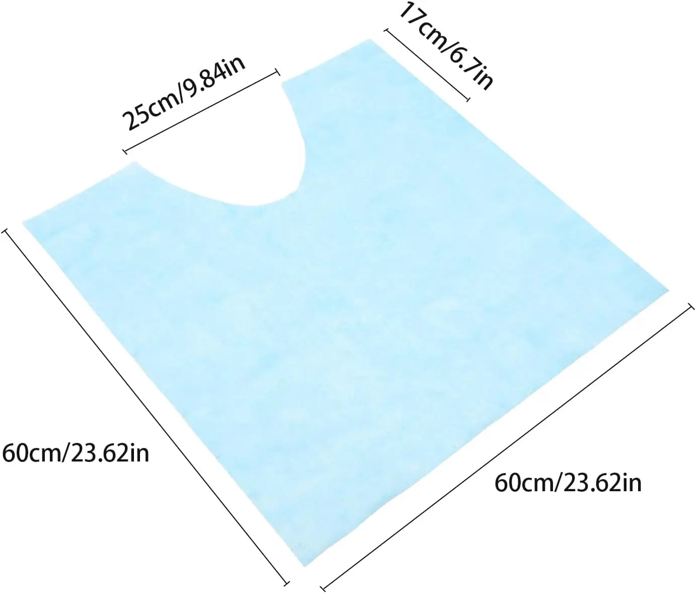 Bymaocar Disposable U-Shaped Toilet Mat Training Floor Mat