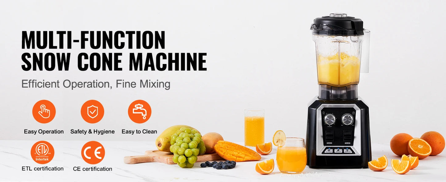 SucceBuy Stainless Steel Countertop Blender Professional For Home Kitchen