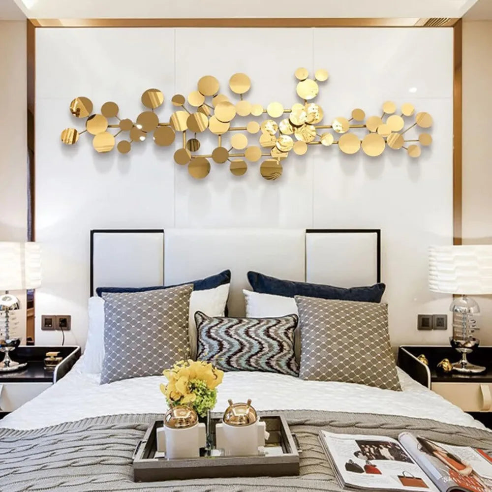 Geometric 3D Metal Wall Art Modern Abstract Decor Artwork
