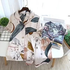 Cloud Cotton Story Japanese Kimono Bathrobe for Couples Sleepwear Crepe