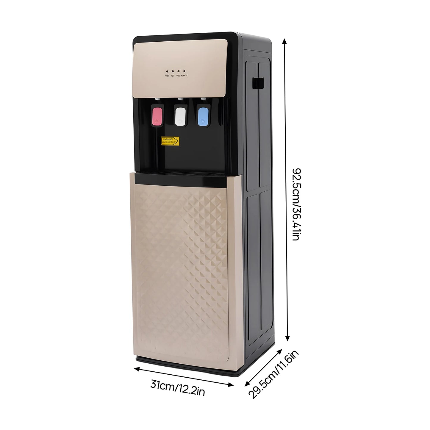 Bottom Load Water Dispenser Hot Cold 3 Temp Modes 500W Heating 90W Cooling