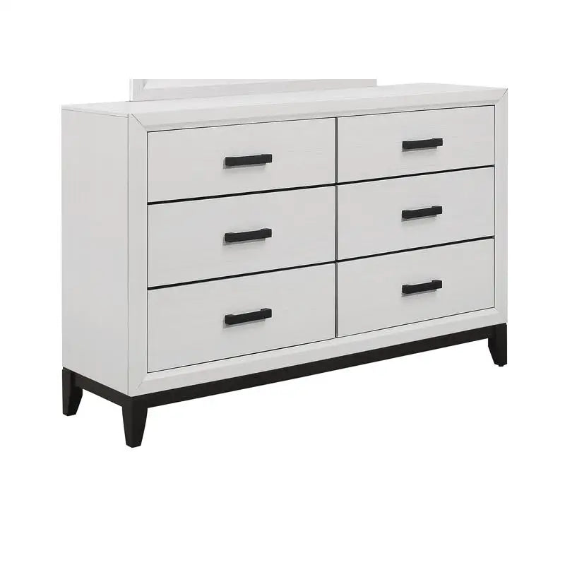 Mirage White 5-Piece Queen Bedroom Set with Modern Design for Stylish Home Décor