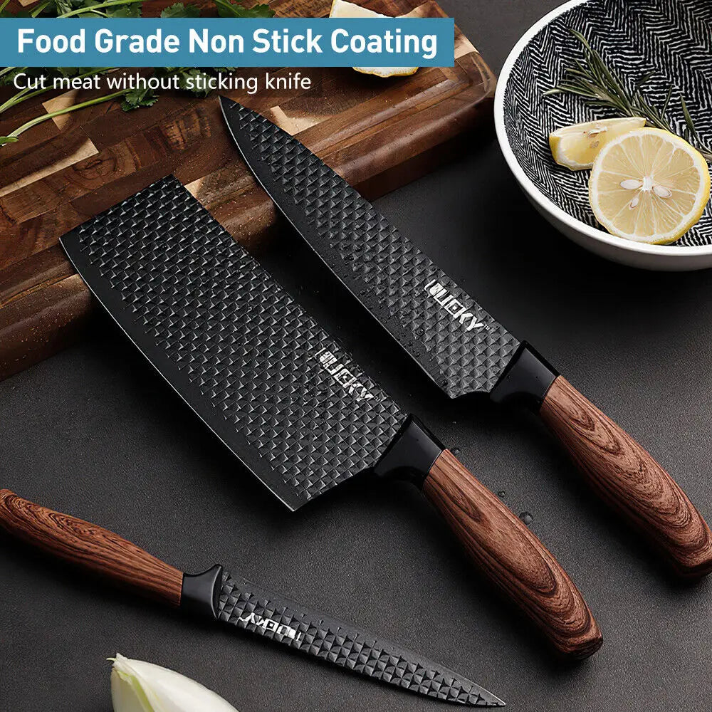 MDHAND 6 Piece Stainless Steel Kitchen Knife Set For Restaurants
