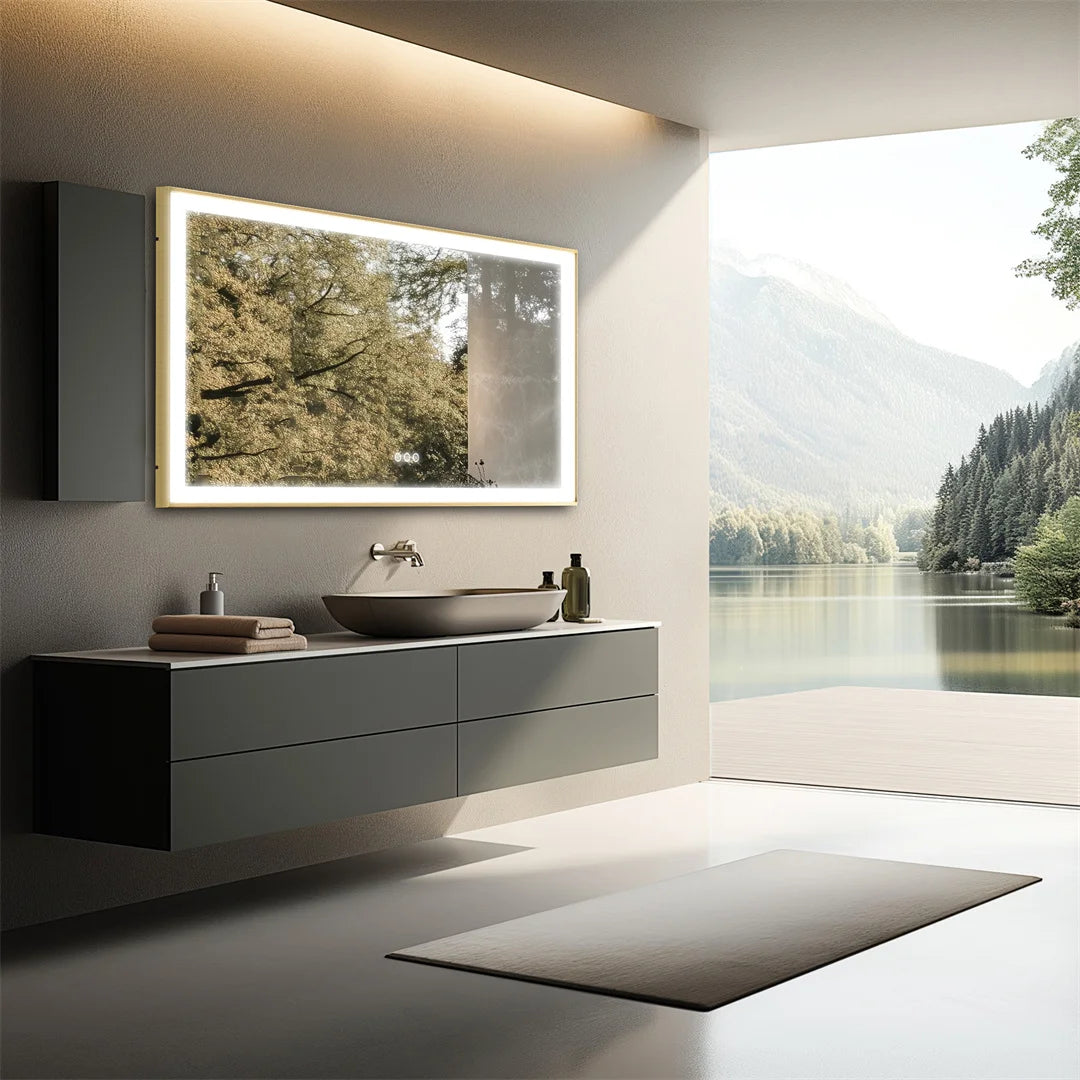 LUVODI Fogless Smart Touch Illuminated Full Body Dressing Mirror
