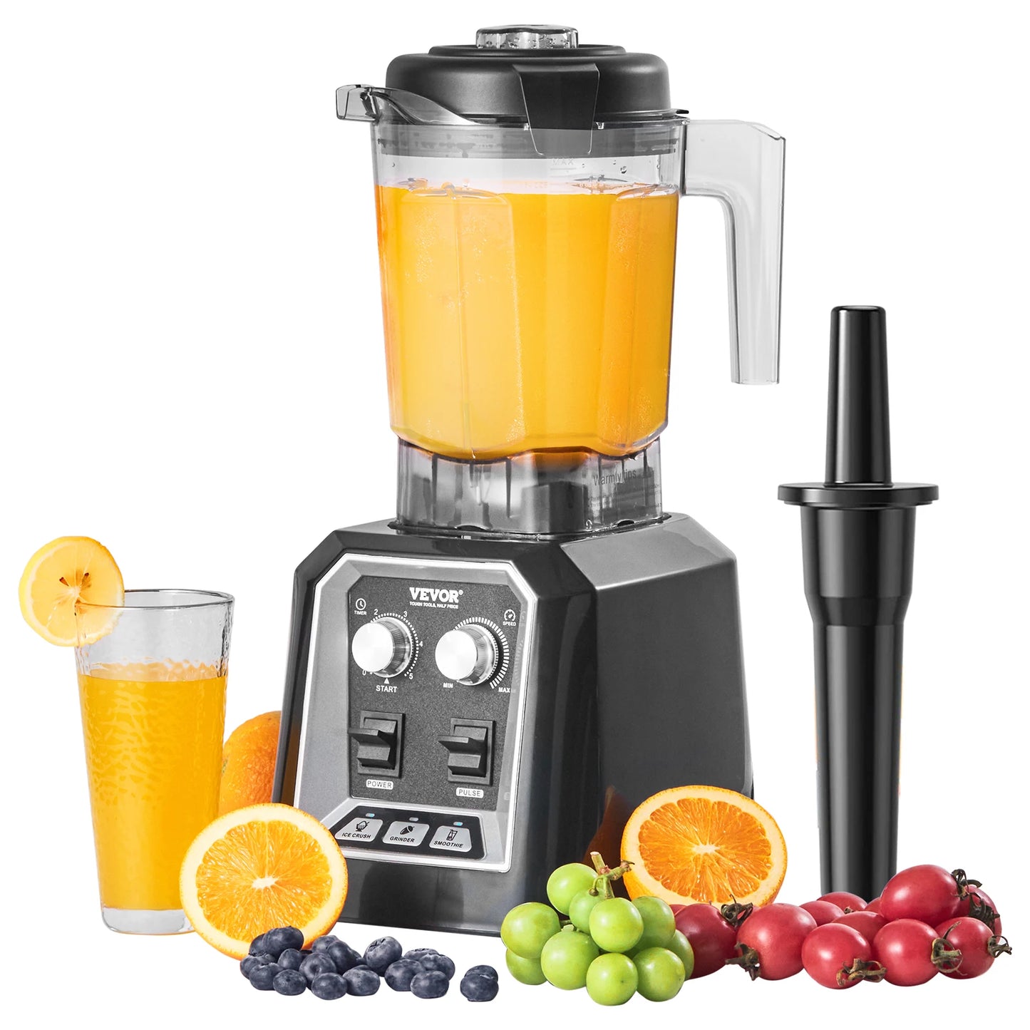 SucceBuy Stainless Steel Countertop Blender Professional For Home Kitchen