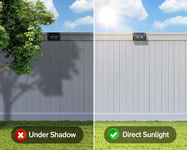 4/8/12-Pack Solar Fence/Step Lights, Cool/Warm White LED,  for Walls/Stairs/Yards/Pools