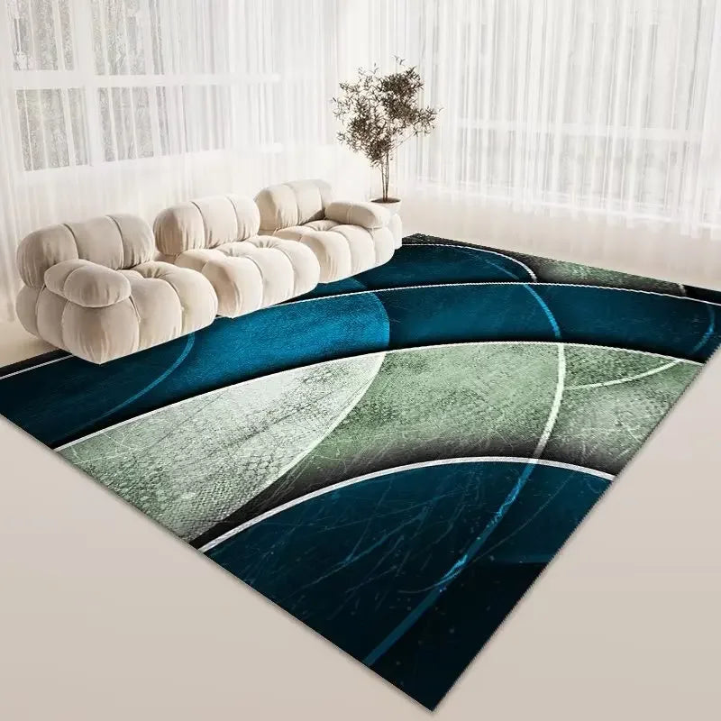 Light Luxury Area Rug Non Slip Large Carpet Living Room