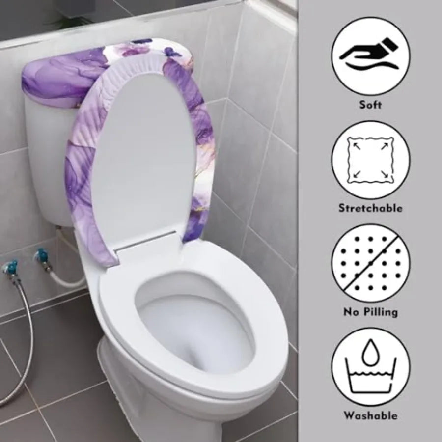 High Concerned Toilet Seat And Tank Lid Cover Set Butterfly