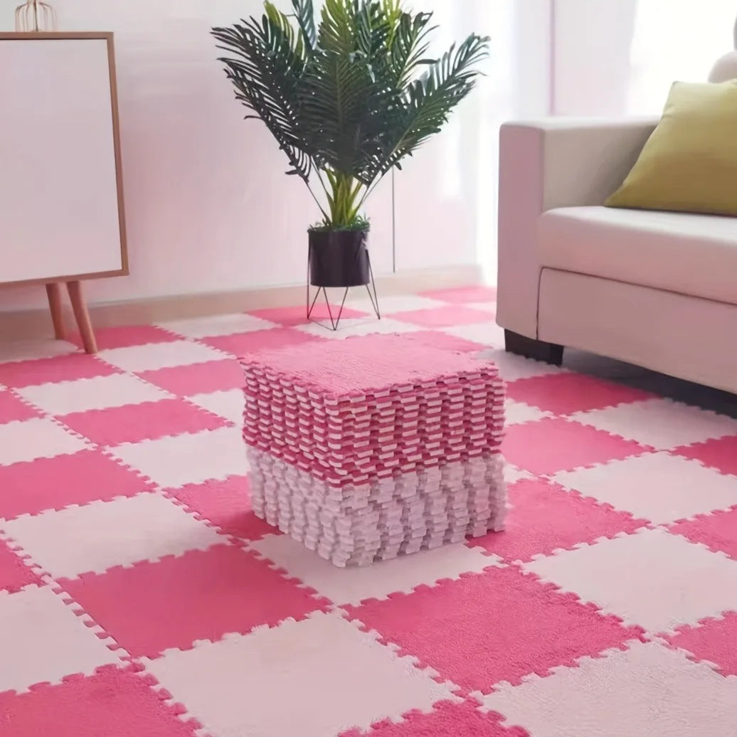 Plush Puzzle Foam Mat Rug 24 48 Living Room Decorative