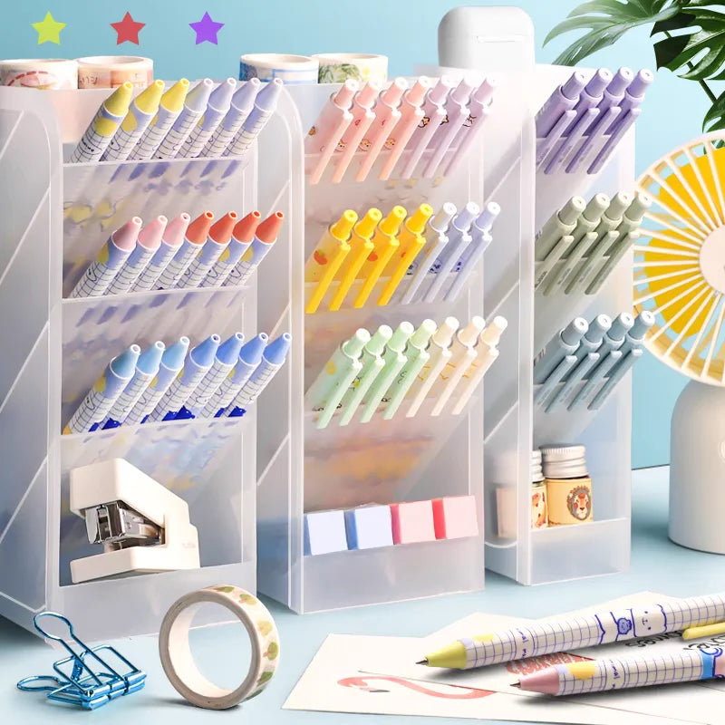 Pen Organizer Desk Cup Holder Set For Home Office Organization