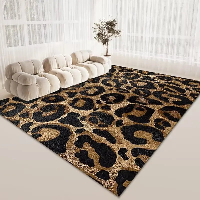 Light Luxury Area Rug Non Slip Large Carpet Living Room