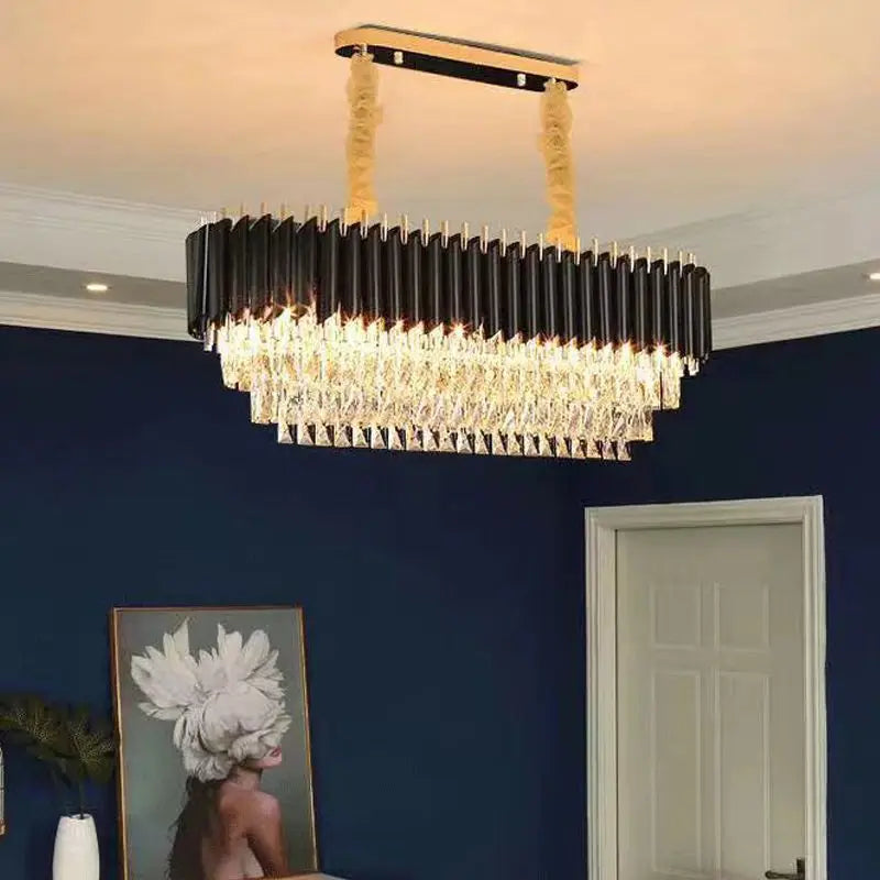 CHYMUIO LIGHT Creative Luxury Crystal Chandelier Pendant LED Light