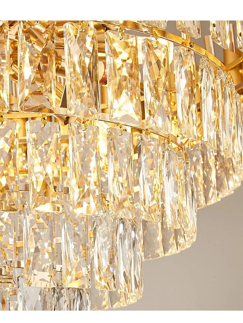 CHYMUIO LIGHT Creative Luxury Crystal Chandelier Pendant LED Light