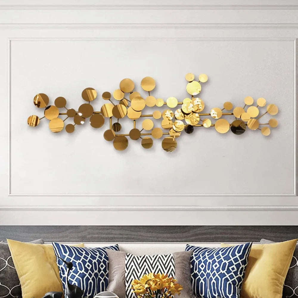Geometric 3D Metal Wall Art Modern Abstract Decor Artwork