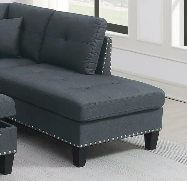 Oein Convertible Corner Sofa Modern L-Shaped Living Room Sectional