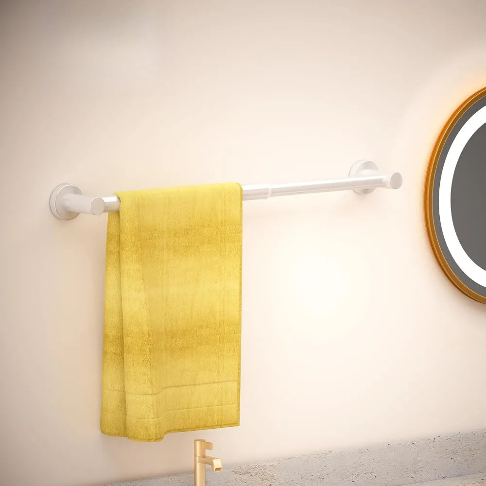 Adjustable Bathroom Towel Bar Wall Mounted Stainless Steel