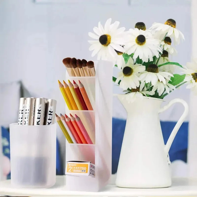 Pen Organizer Desk Cup Holder Set For Home Office Organization