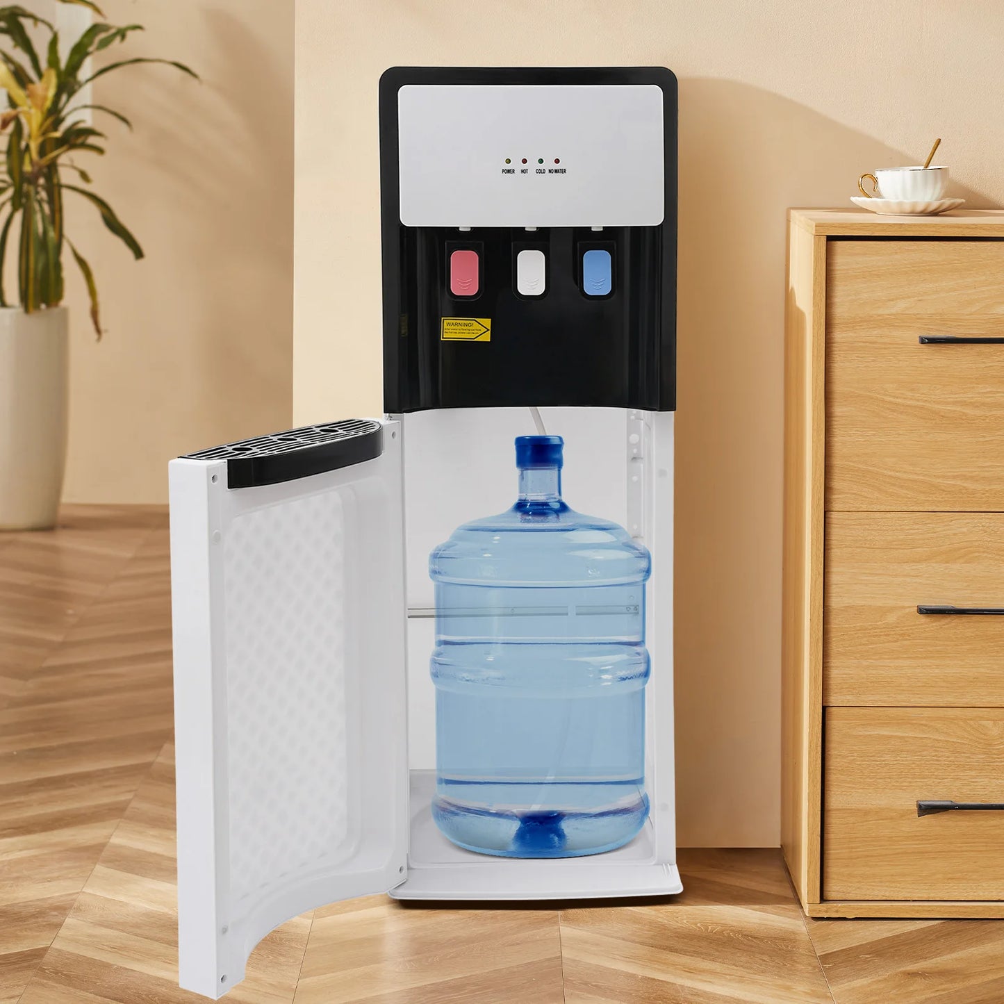 Bottom Load Water Dispenser Hot Cold 3 Temp Modes 500W Heating 90W Cooling