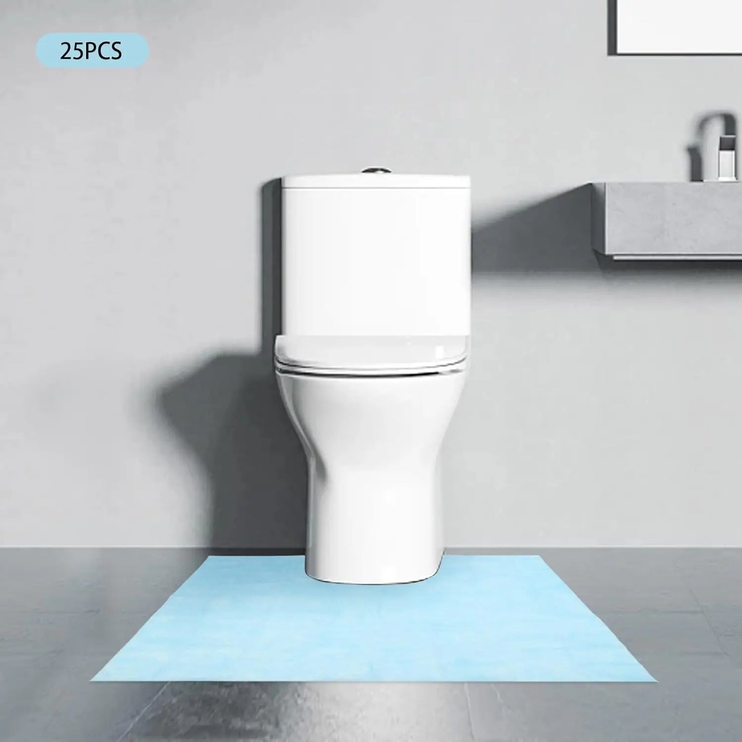 Bymaocar Disposable U-Shaped Toilet Mat Training Floor Mat