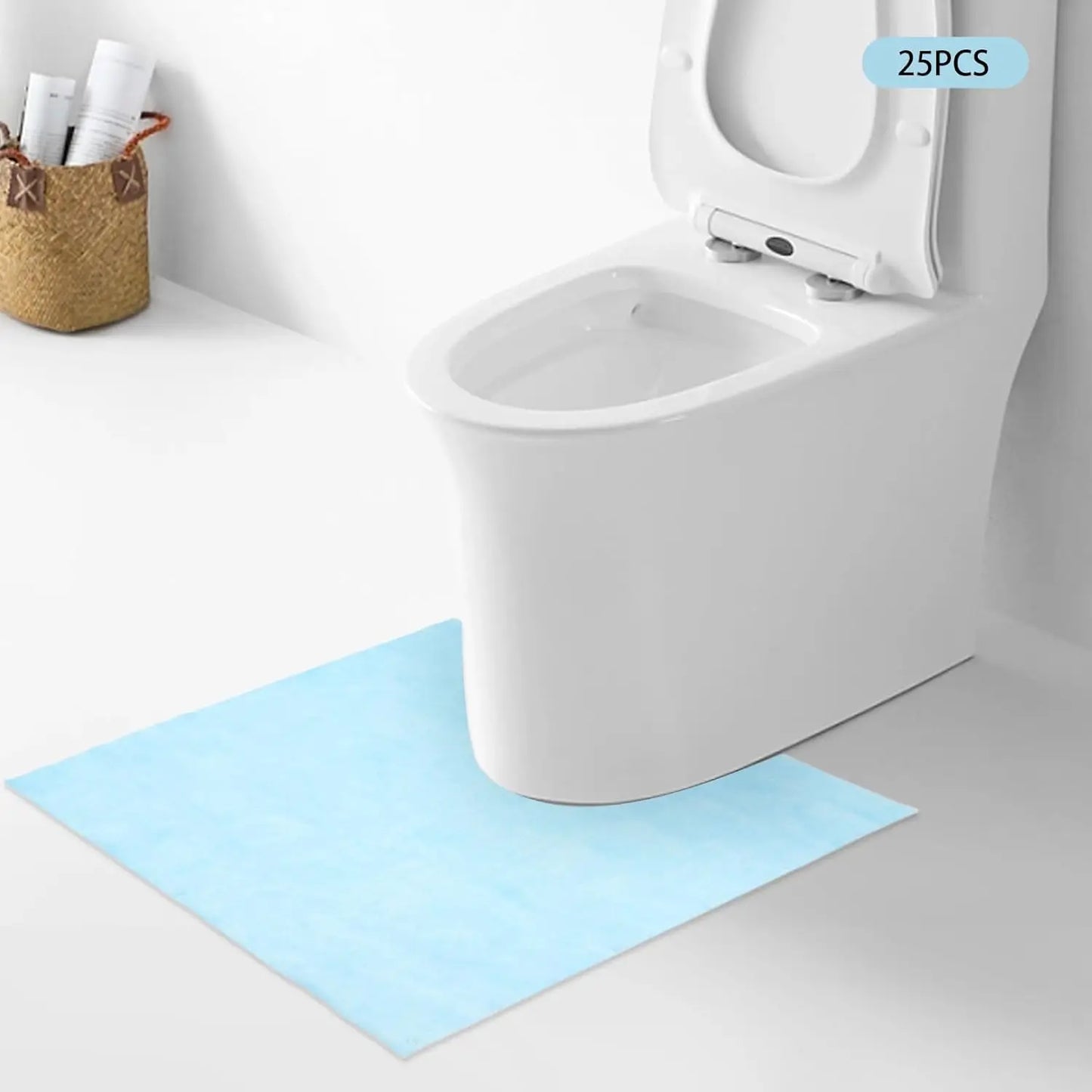 Bymaocar Disposable U-Shaped Toilet Mat Training Floor Mat