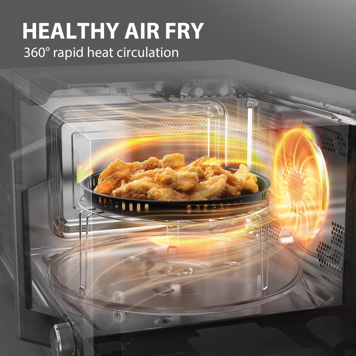 Toshiba 7 In 1 Microwave Oven Air Fryer With Sensor Convection