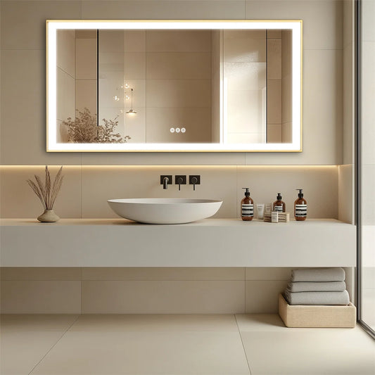 LUVODI Fogless Smart Touch Illuminated Full Body Dressing Mirror
