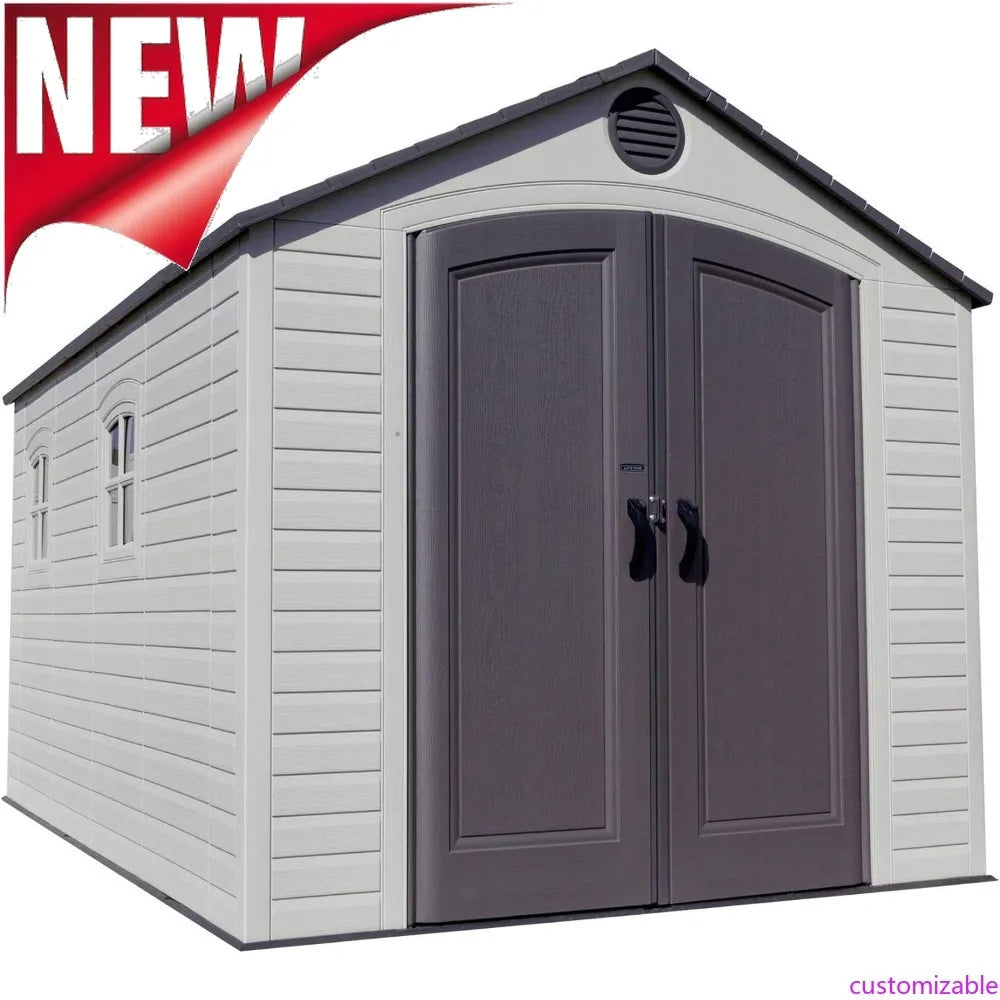 60075 8 X 15 Ft. Outdoor Storage Shed, Desert Sand