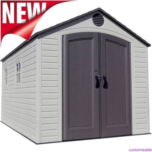 60075 8 X 15 Ft. Outdoor Storage Shed, Desert Sand