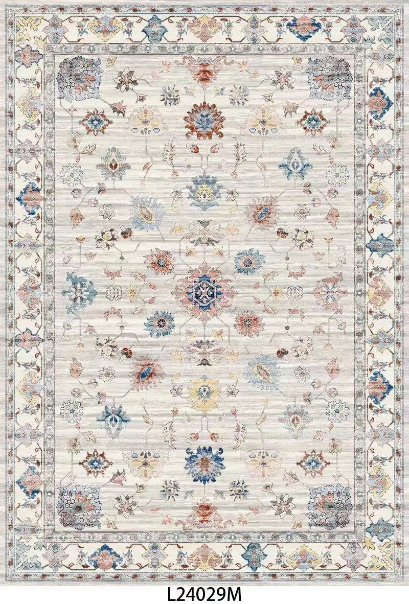 Persian Style Polyester Area Rug For Living Room And Bedroom