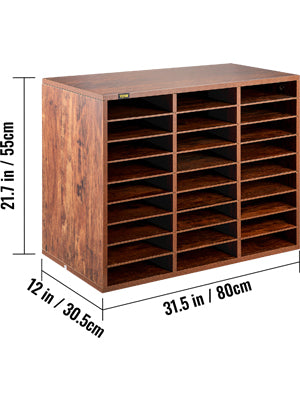 VEVOR Literature Organizers With Adjustable Shelves For Office