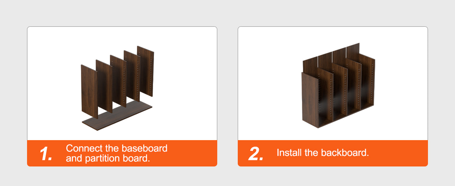 VEVOR Literature Organizers With Adjustable Shelves For Office